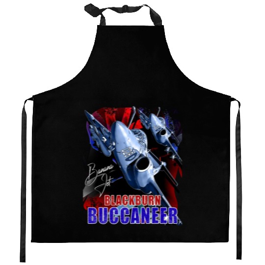 Blackburn Buccaneer Fighter Jet Kitchen Aprons