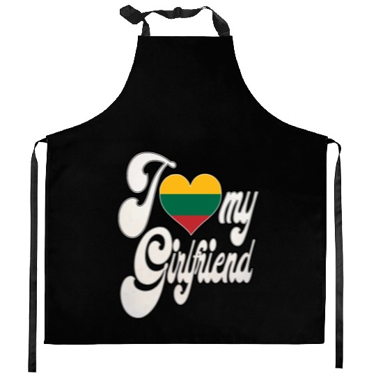 LithuaniaI Love My Lithuanian Girlfriend Kitchen Aprons