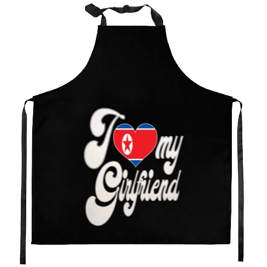 NKI Love My North Korean Girlfriend Kitchen Aprons