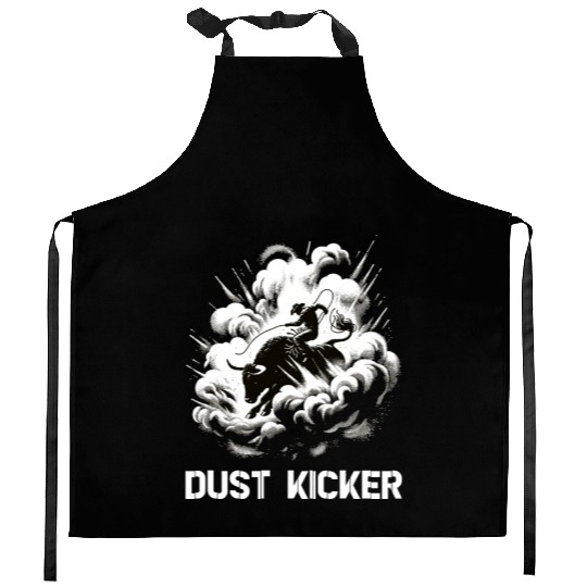 Rodeo Bull Riding Livestock Show Farmer Cattle Kitchen Aprons