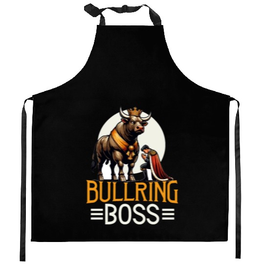 Rodeo Bull Riding Livestock Show Farmer Cattle Kitchen Aprons