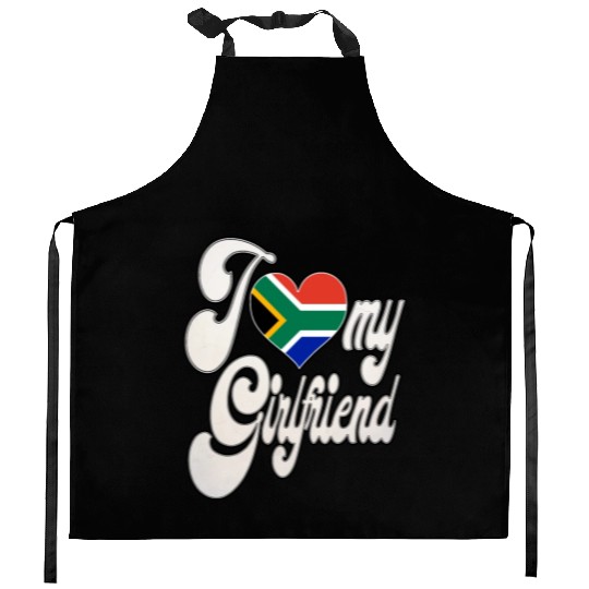 uploadedI Love My South African Girlfriend Kitchen Aprons
