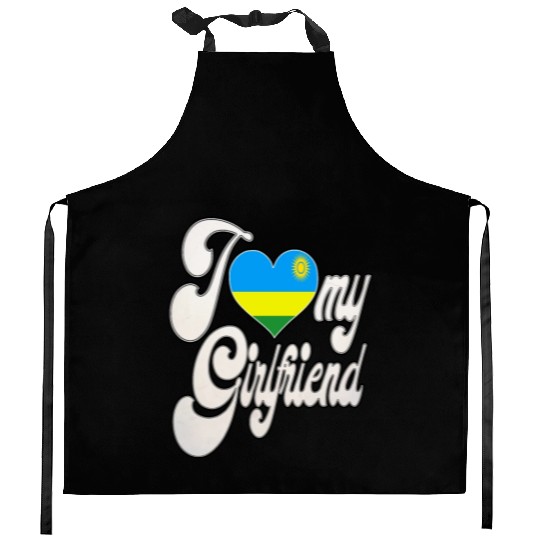 RwandaI Love My Rwandan Girlfriend Kitchen Aprons