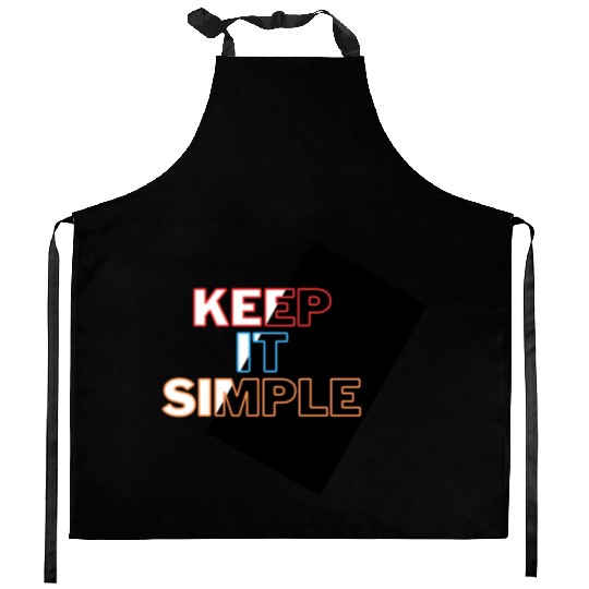 Minimalist Mastery: Keep It Simple Apparel Kitchen Aprons