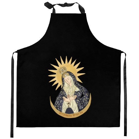 Mary of the Gate of Dawn Catholic Kitchen Aprons