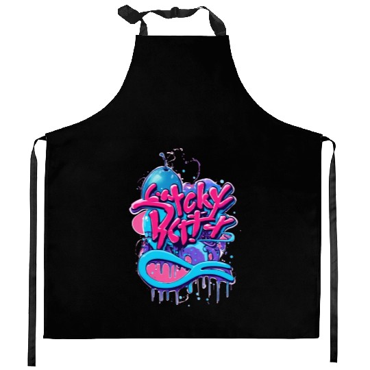 graffiti logo Kitchen Aprons