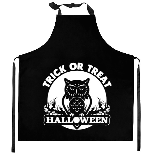 Trick Or Treat halloween Kitchen Aprons