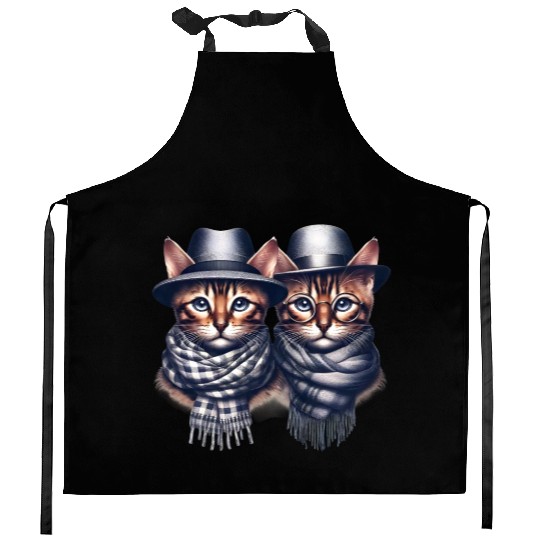 Bengal Kittens Cute Kitty Kitchen Aprons