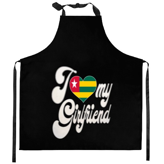 TogoI Love My Togolese Girlfriend Kitchen Aprons