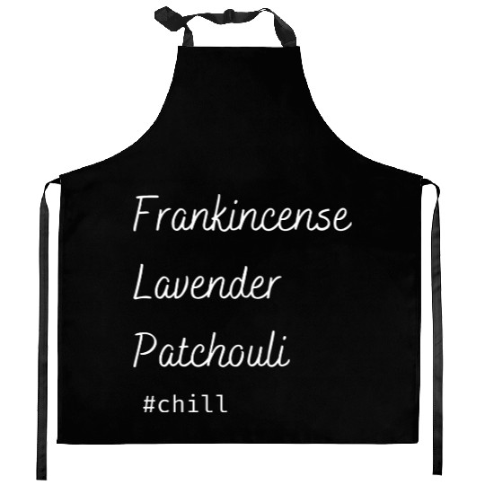 Aromatherapy Frankincense Lavender Patchouli Chill Kitchen Aprons