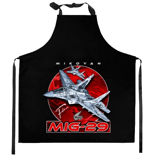 MIG-29 Soviet Union Air Superiority Jet Fighter Kitchen Aprons