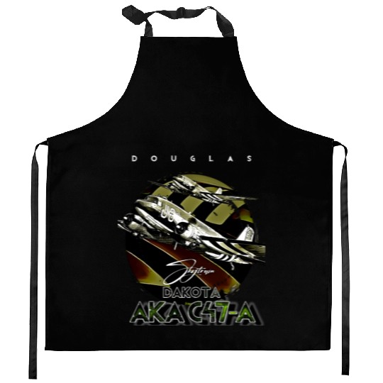 Douglas AKA C-47 Dakota Skytrain Military Version Kitchen Aprons