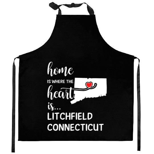 Litchfield County Connecticut Is Where My Heart Is Kitchen Aprons