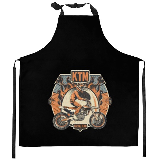 ktm racing team Kitchen Aprons