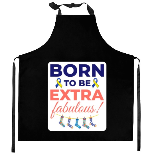 Down Syndrome Awareness Extra Fabulous Kitchen Aprons
