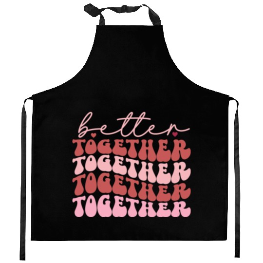 Harmonious Unity : Better together Kitchen Aprons