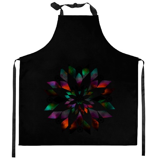 Blossom Elegance" - Digital Floral Art Logo Print Kitchen Aprons