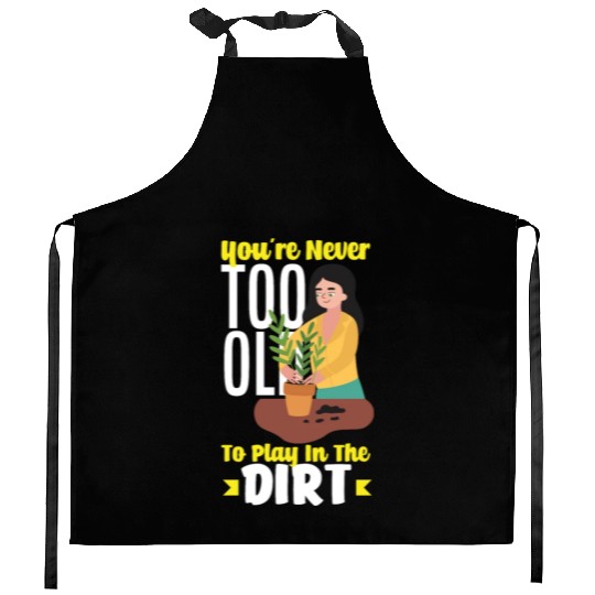 Funny Garden Gardener Gardening Landscaper Gift Kitchen Aprons