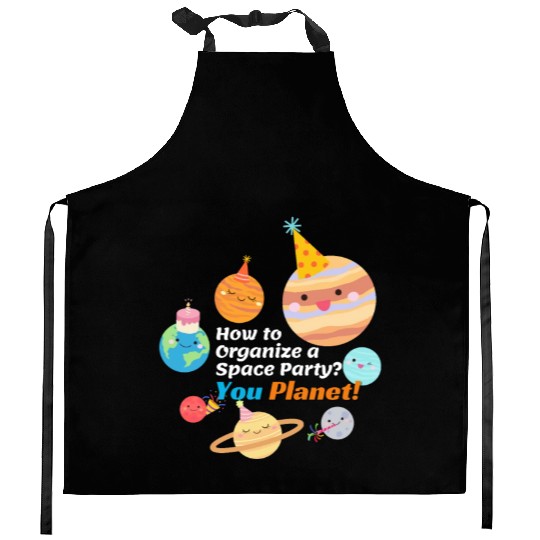 You Planet! Pun Kitchen Aprons