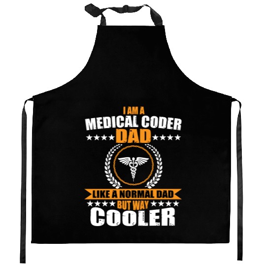 Medical Coder Dad Kitchen Aprons