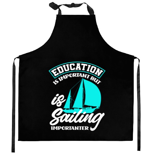 Education Sailboat Sailor Sailing Kitchen Aprons