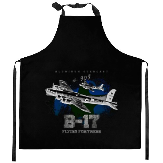 B-17 Flying Fortress heavy us air force bomber Air Kitchen Aprons