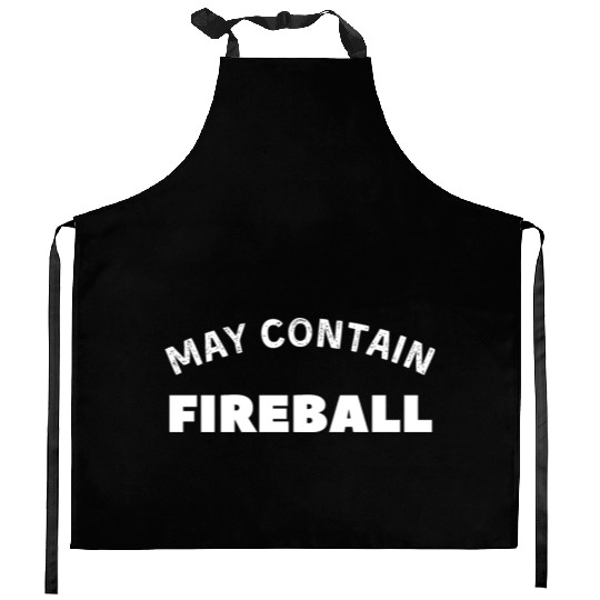May Contain Fireball vintage Drinker Kitchen Aprons