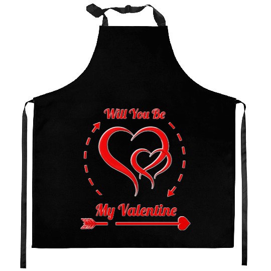 Valentine's Day. Kitchen Aprons
