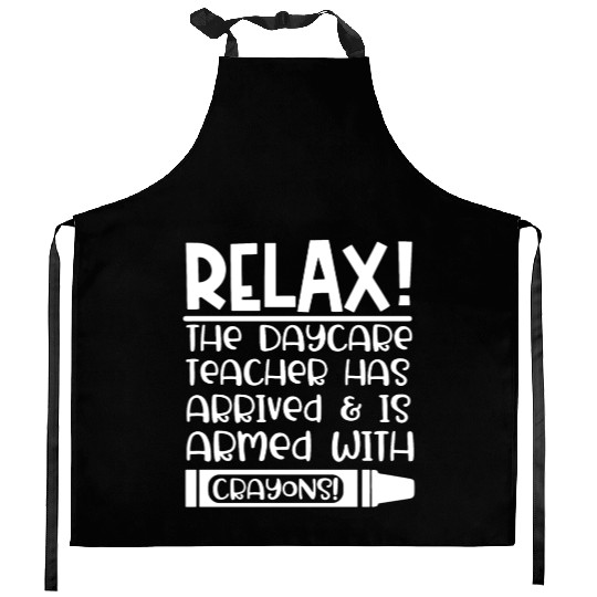 Daycare Teacher Gift Daycare Provider Kitchen Aprons