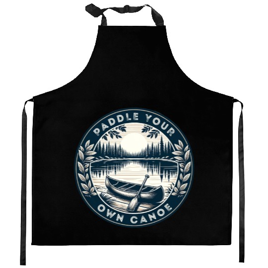 Solo Canoe Journey Lake Kitchen Aprons