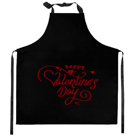valentine day Kitchen Aprons