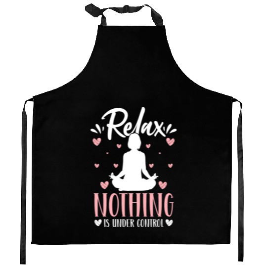 Yoga Spirit Buddha Enlightenment Kitchen Aprons