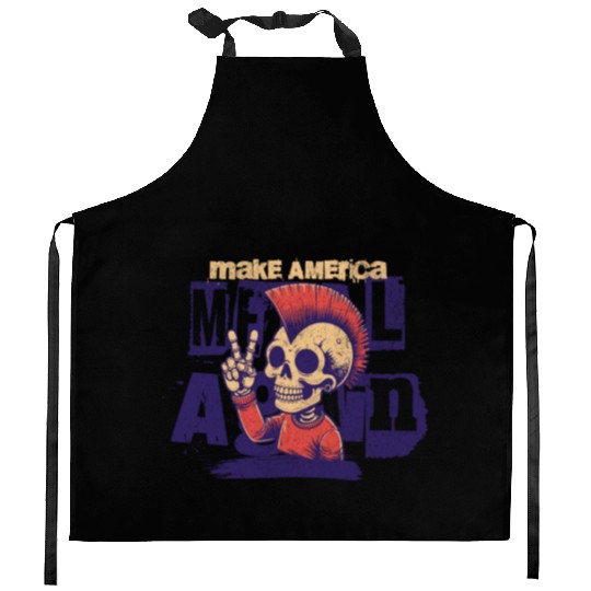 Metal Revival American Spirit Kitchen Aprons