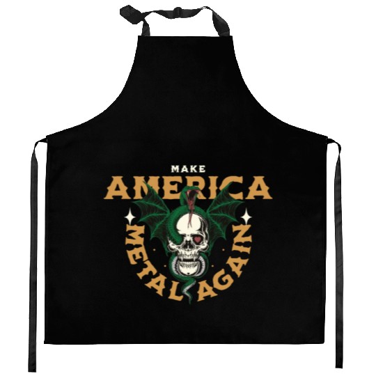 Metal Revival American Spirit Kitchen Aprons