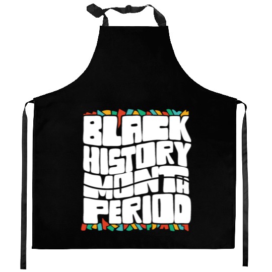 Black History Month Period African American Pride Kitchen Aprons