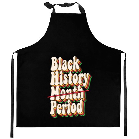 Black History Month Period African American Pride Kitchen Aprons
