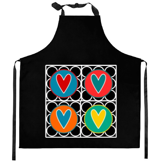 HEART. COUPLE. JUST MARRIED. Bachelorette party. VALENTINE'S DAY. Kitchen Aprons