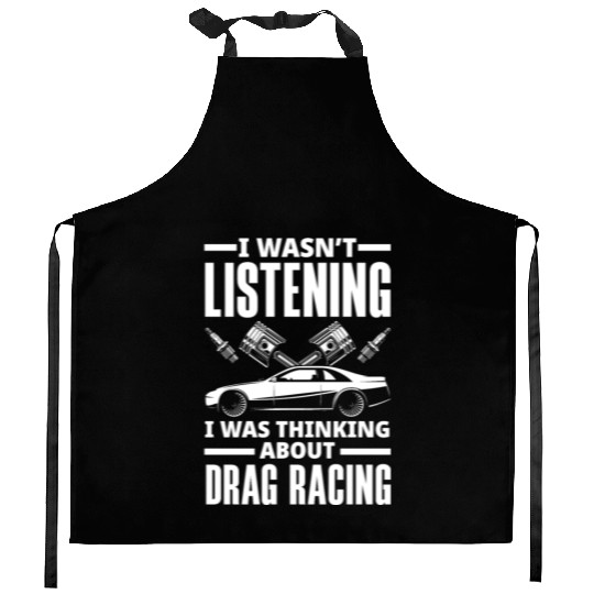 Funny Drag Race Drag Racing Gift Kitchen Aprons