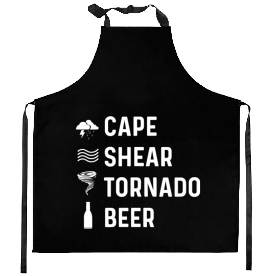 Cape Shear Tornado Forecaster Gift Kitchen Aprons