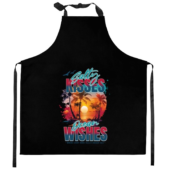 Ocean Wishes Kitchen Aprons