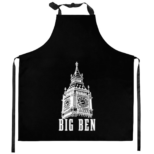 Big Ben London England UK Souvenir Gift Kitchen Aprons