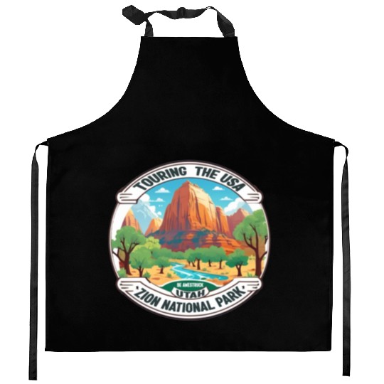 Touring The USA : Zion National Park Kitchen Aprons