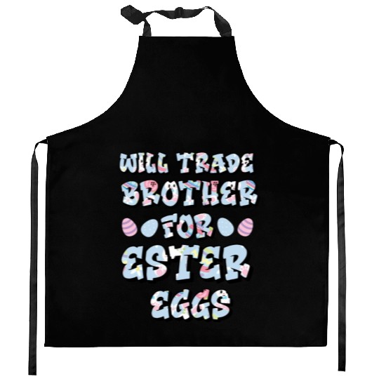 Easter Egg Negotiations: Sibling Swapsies Edition Kitchen Aprons