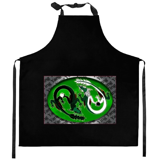 Yang and Ying Kitchen Aprons