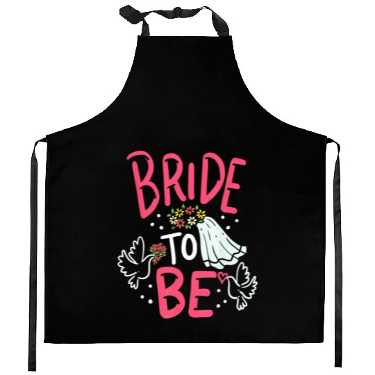 Bride To Be Engagement Marriage Bachelorette Party Kitchen Aprons
