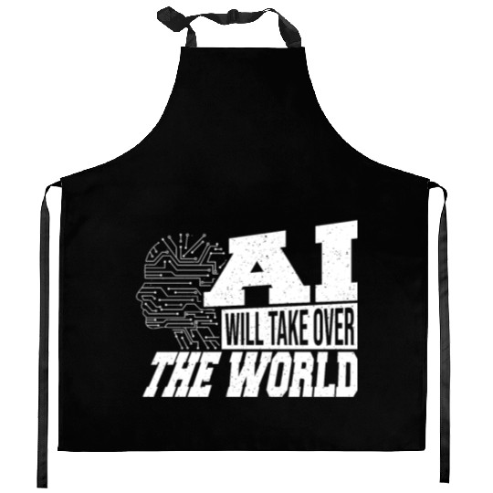 Computer Programmers AI Robot AI Prompt Engineer Kitchen Aprons