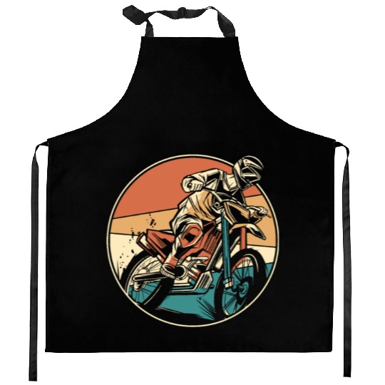Dirt Bike Mx Motocross Supermoto Kitchen Aprons