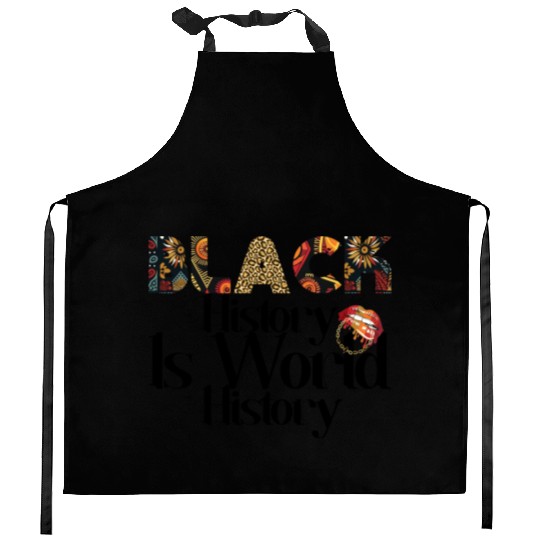 Emancipate: Black History, World Story Kitchen Aprons
