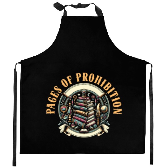 Read Banned Books Bookworm Book Lover Literature Kitchen Aprons