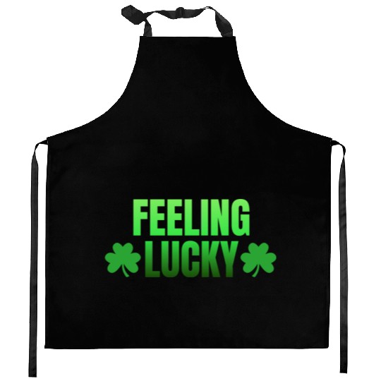 Feeling Lucky Kitchen Aprons